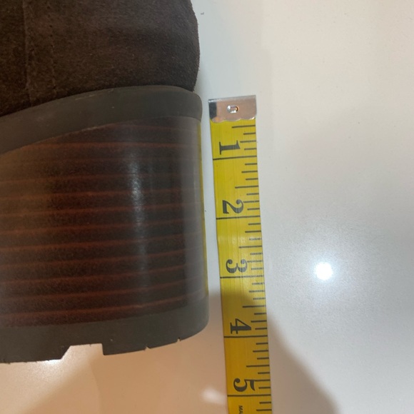 NWT Marc Fisher Brown Suede Lace-Up Boots size 9.5 - Picture 15 of 16